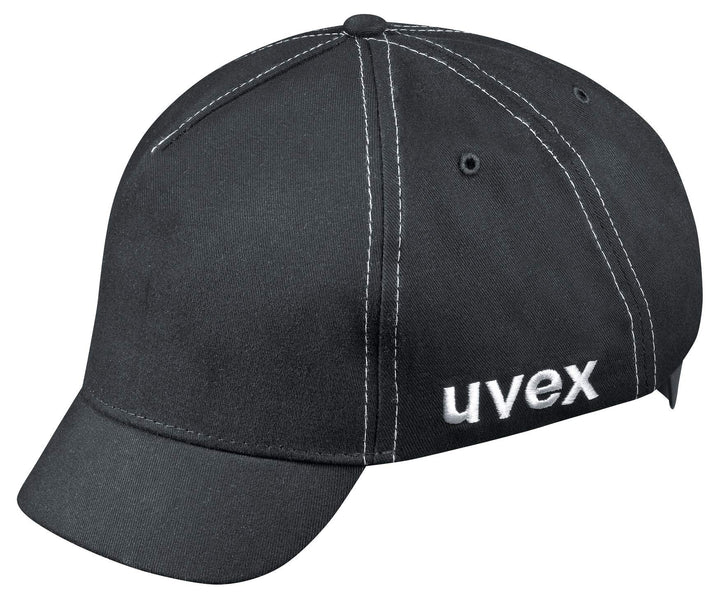 Uvex U-Cap Sport Anstosskappe - Kurzer Schirm - Schwarz - 60-63 cm 52 bis 54 cm, 52 bis 54 cm