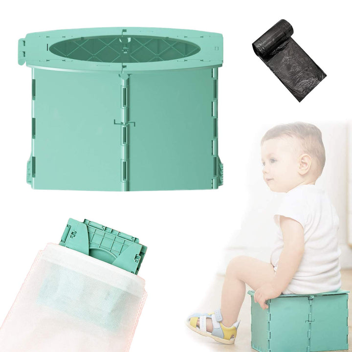 Auvstar Baby Kindertoilette Töpfchen - Tragbarer Toiletten-Sitz für Kinder 12-36 Monate - Reise WC f