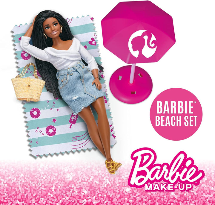 Mondo 40004 Barbie Freakshake, Milchshake- und Strand-Set mit Kinderschminke, enthält Lipgloss, Blus