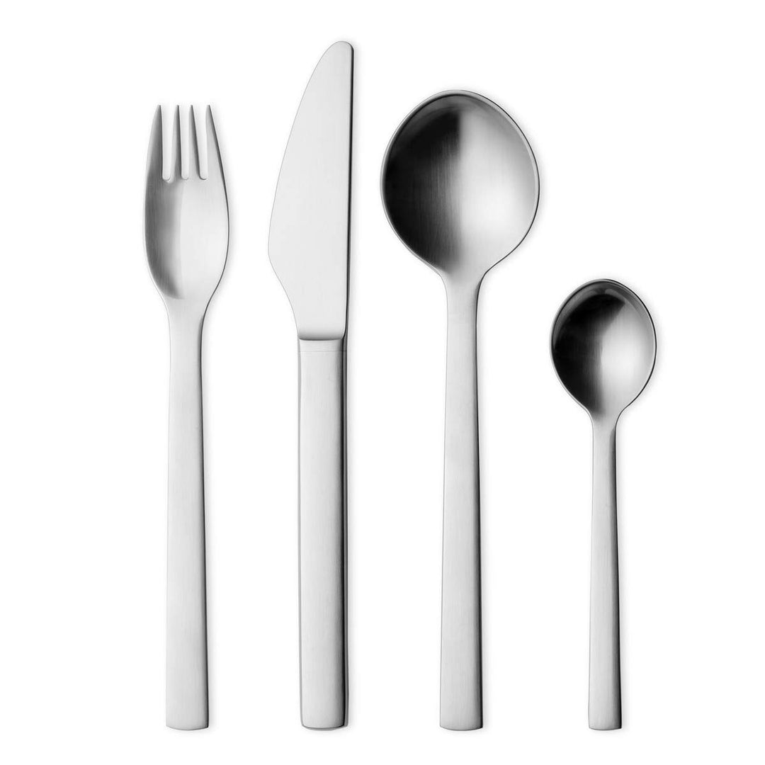 Georg Jensen GJ 106239 New York Besteck 4 Stück Matt, Edelstahl, stainless steel, 4 x 19 x 26,2 cm