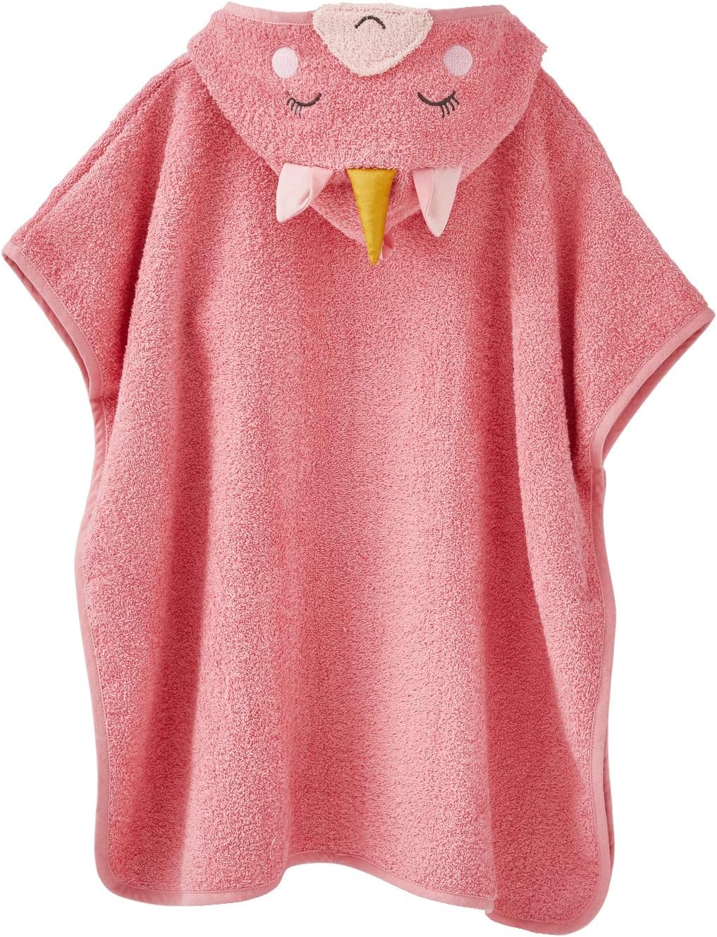Vertbaudet Kinder Bade-Poncho, Einhorn-Kostüm Rose 104-116, Rose 104-116