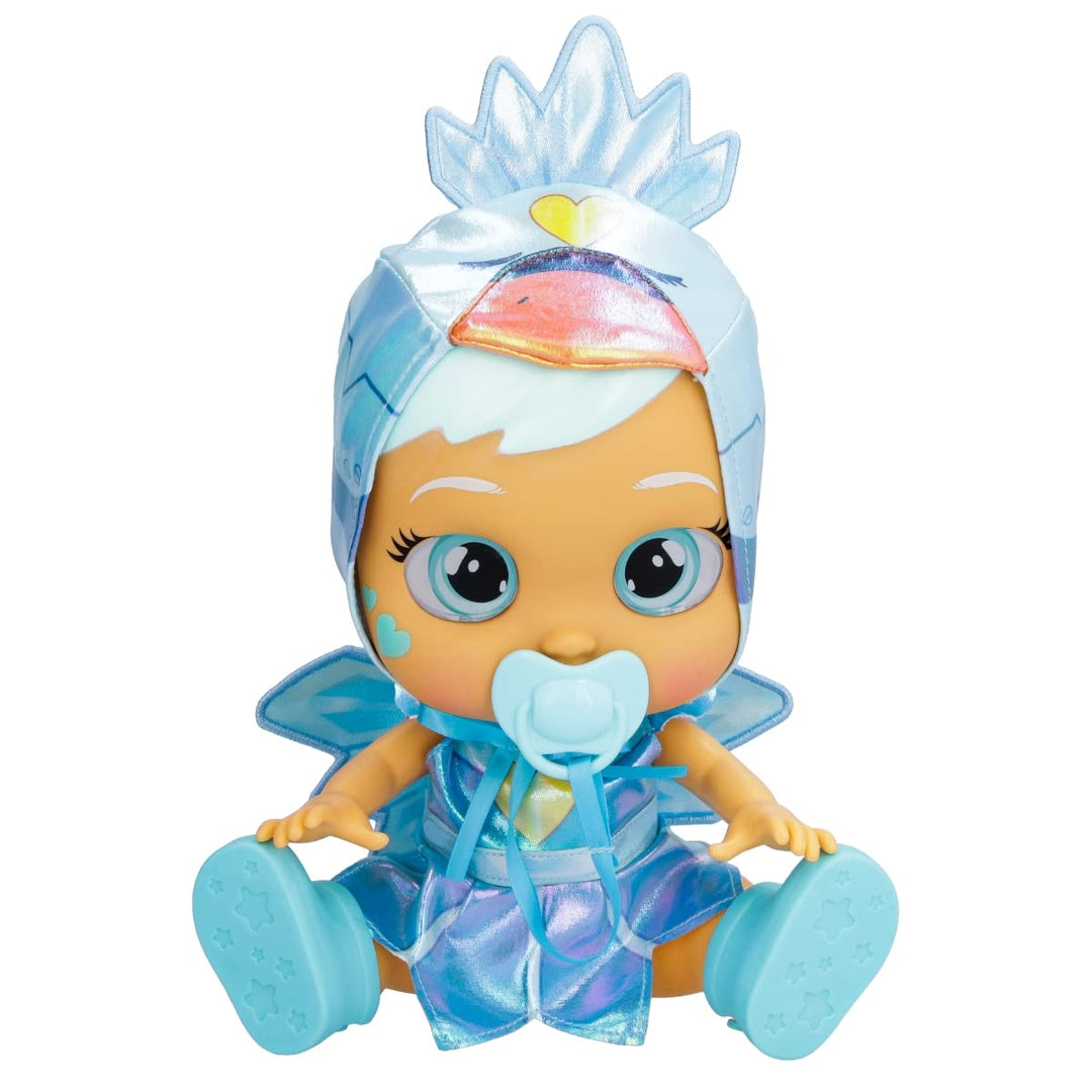 CRY BABIES Stars Sydney - Interactive Puppe, die echte Tränen weint mit ausziehbarem Outfit!-Geschen