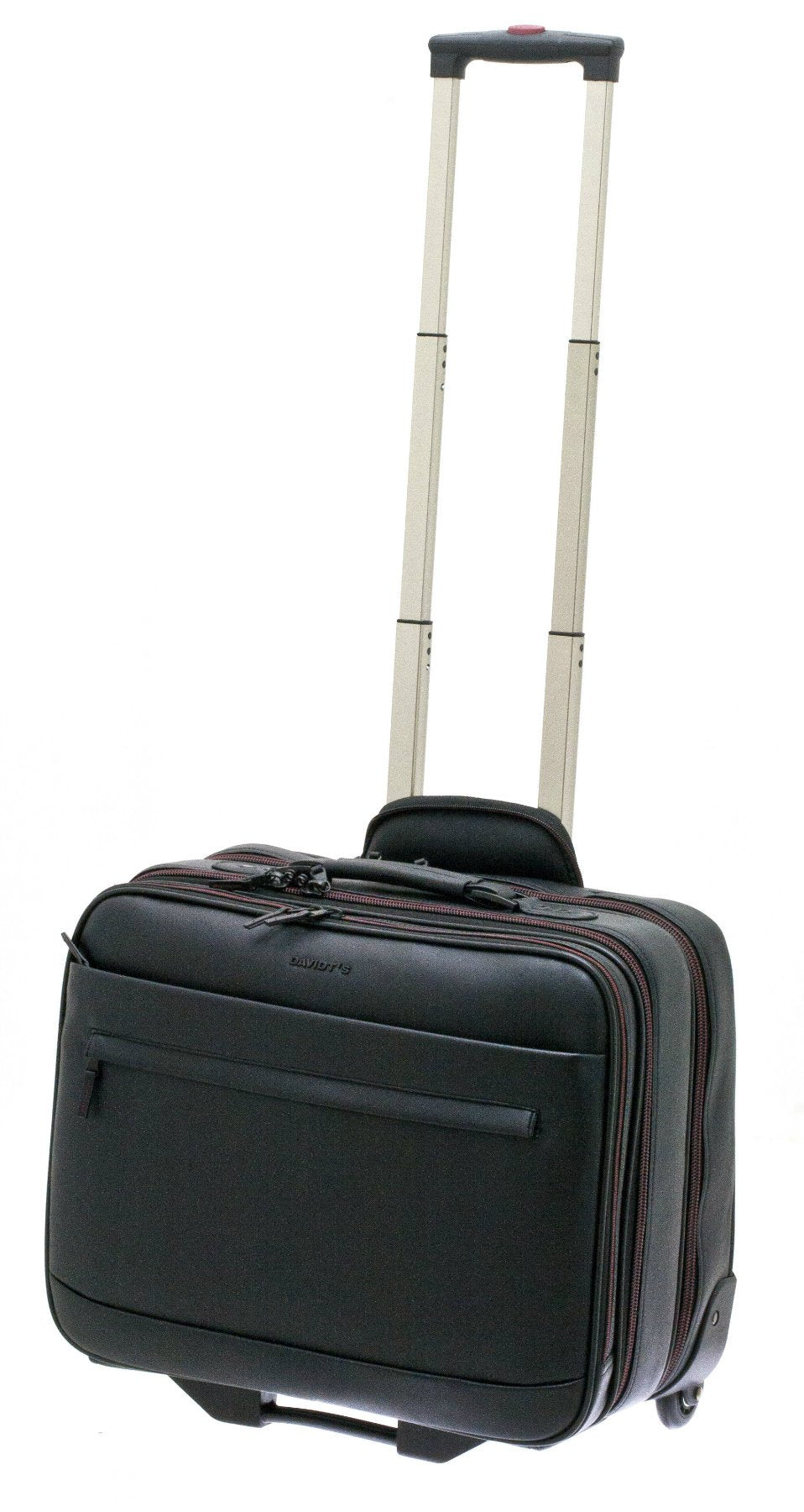 Bowatex Pilotenkoffer Trolley Aktenkoffer Akten Laptop Tasche 46 cm Schwarz