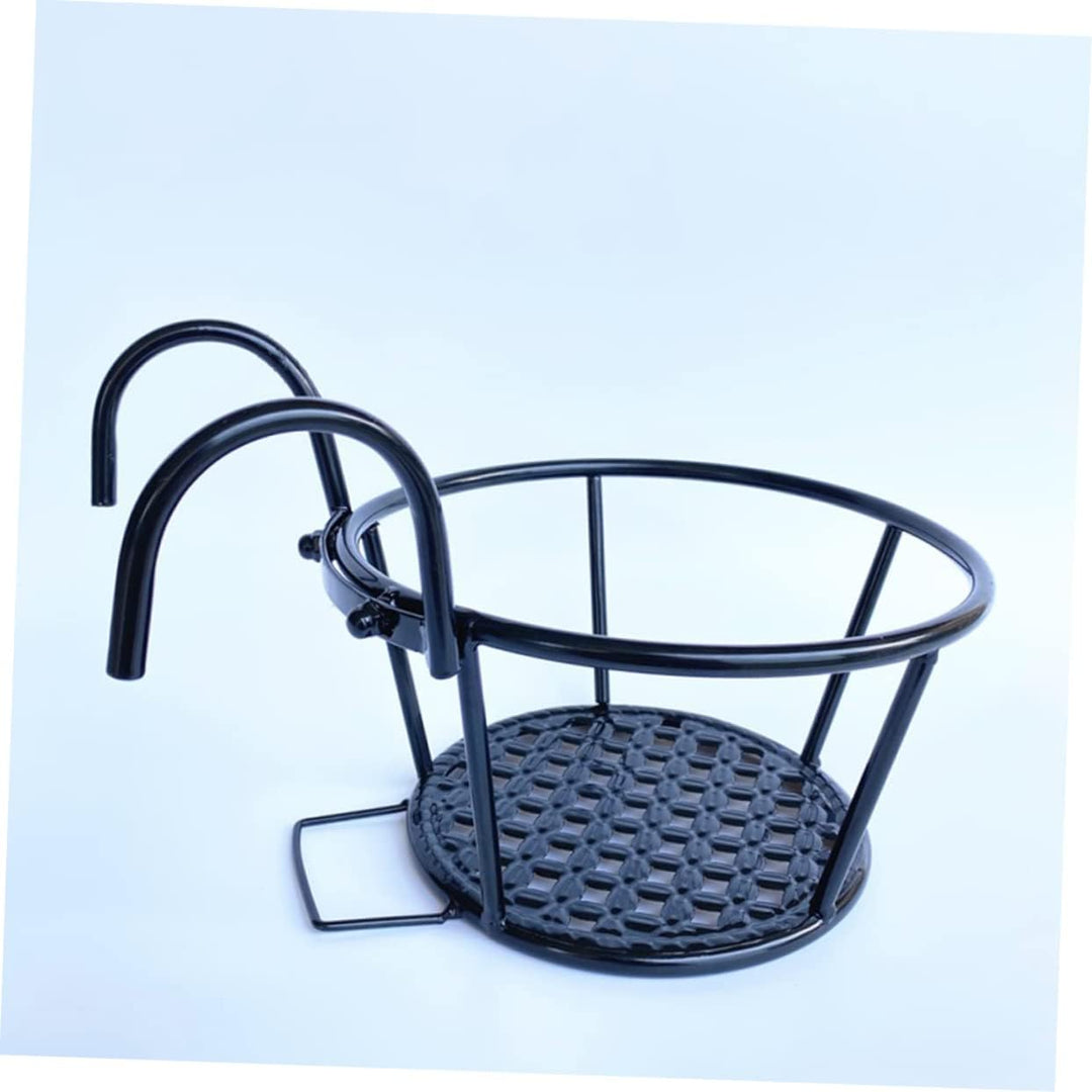 OFFSCH 1stück Abnehmbarer Blumentopf Halter Aus Schmiedeeisen Hängeregal Für Balkon Garten Und Terra