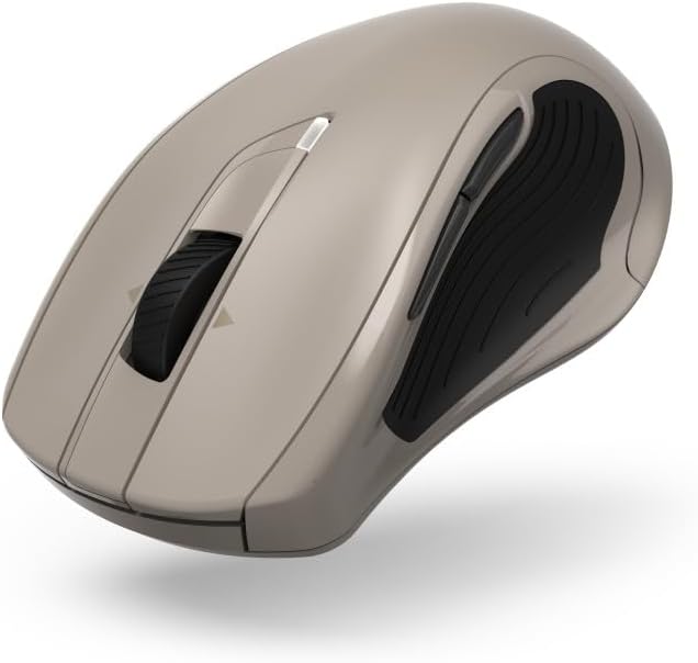 Hama Computermaus kabellos (Funkmaus mit 7 Tasten, Geräuschlose Laserfunkmaus für PC, Laptop und Not