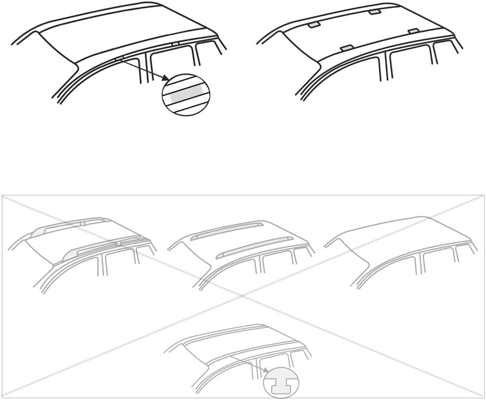 Mossa - Stahl-Dachträger kompatibel mit VW Volkswagen Multivan T5 Van (2010-2015) - schwarz Dachträg