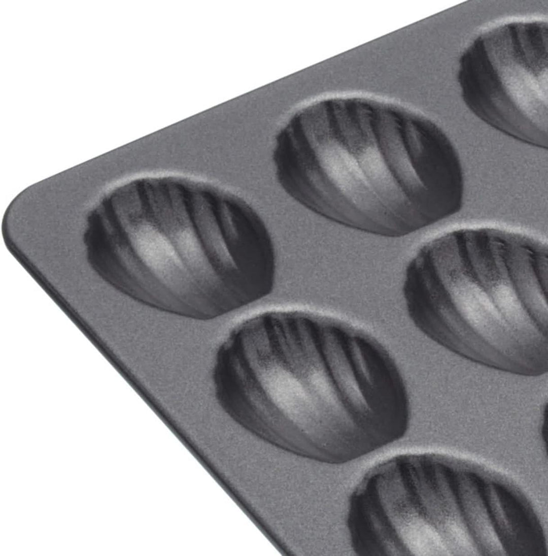 MasterClass Madeleine-Blech mit PTFE-, PFOA- und BPA-freier Antihaftbeschichtung, robuster 1 mm dick