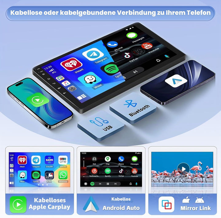 Hikity 8 core 4+64GB Android 15 Autoradio für Hyundai i20 2015-2018 Radio Wireless CarPlay Android A