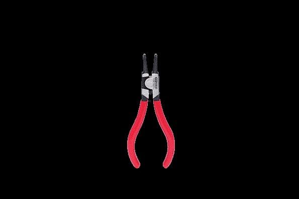 KS Tools 500.1025 Seegeringzange für Aussensicherungsringe, abgewinkelt, 130mm 130 mm, 130 mm