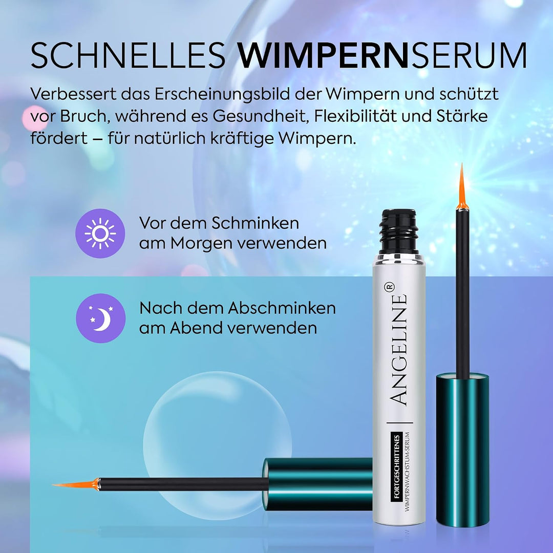 Wimpernserum ohne Hormone Lash Serum: Längere und Vollere Wimpern, Schnelleres Wimpernwachstum 4ML 4
