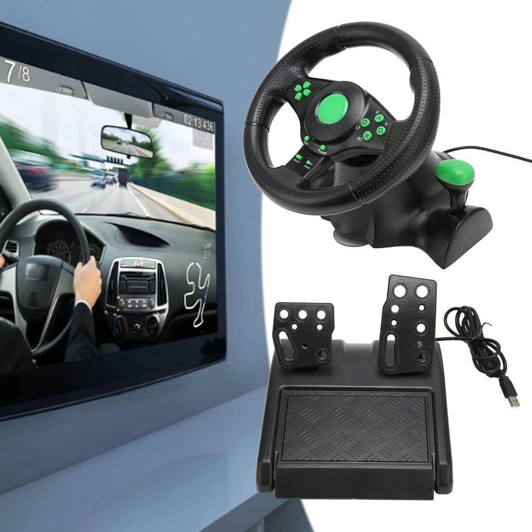 Racing Wheel PC Game Lenkrad für High Simulation Driving Game Racing Wheel mit Pedal für Simuliertes