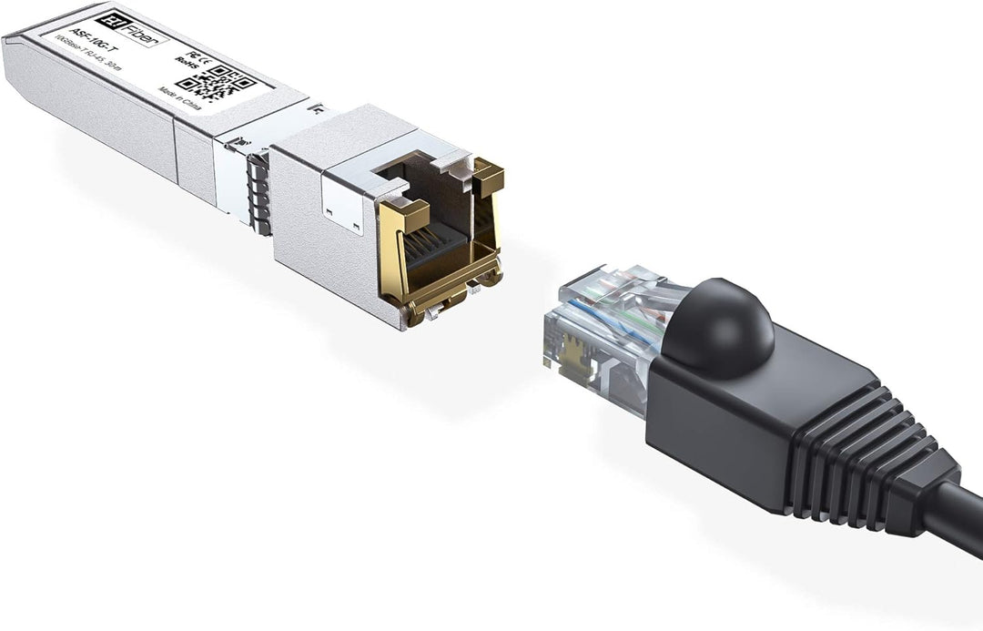 10G SFP+ to RJ45 Transceiver, 10GBASE-T SFP+ Copper Module, Compatible with Ubiquiti Unifi UF-RJ45-1