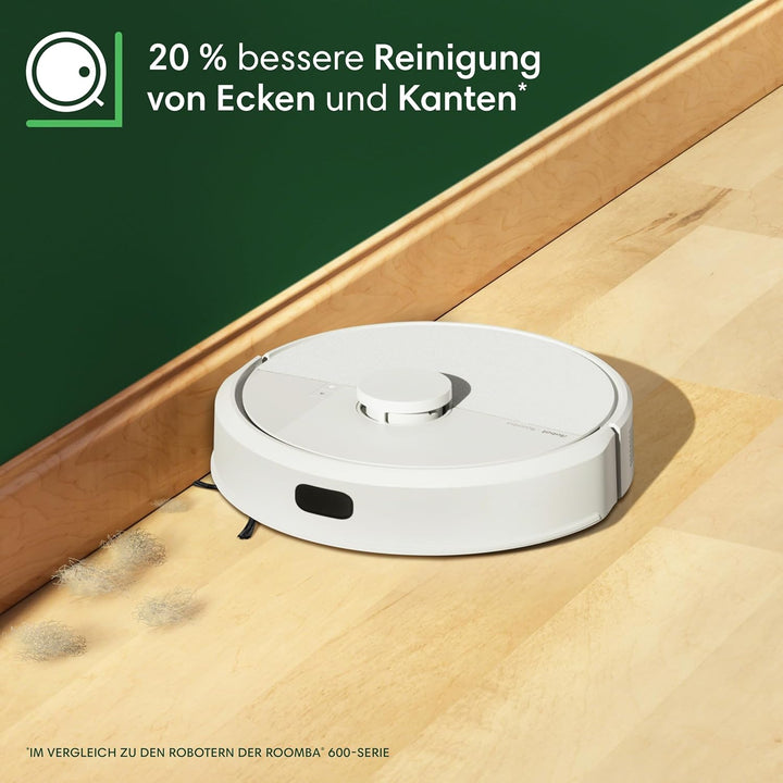 iRobot Roomba 105 Combo - Saugen + Wischen - Clearview LiDAR - 7000Pa - 120 mins- SmartScrub - Umfäh
