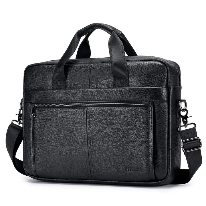 BAGZY Laptoptasche 15.6 Zoll Aktentasche Herren Umhängetasche Geschenk für Männer Handtasche für Mä