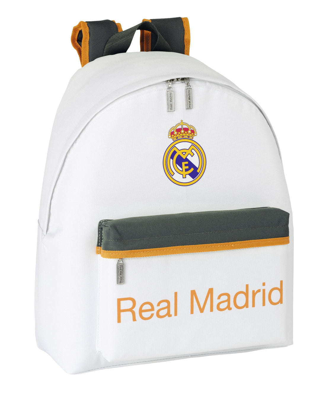 SAFTA 641426774 Real Madrid Rucksack, Design Classic, Weiss