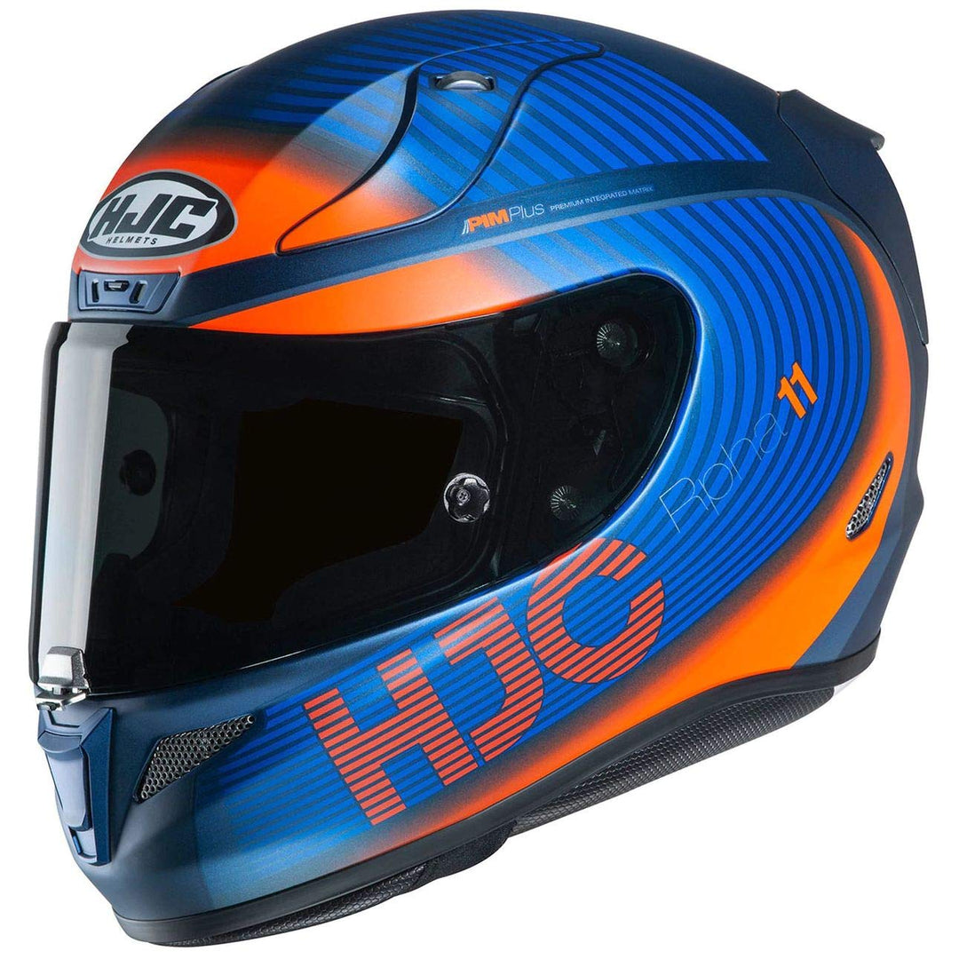 HJC Helmets Herren Nc Motorrad Helm, Schwarz/Orange, M