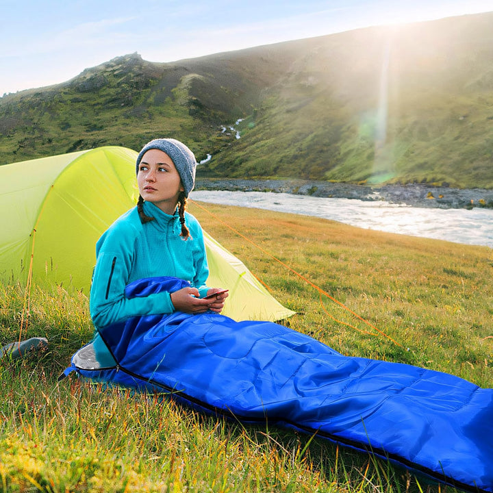 Retoo Schlafsack Outdoor Camping Deckenschlafsäcke Wasserabweisend Sleeping Bag für Rucksackreisen R