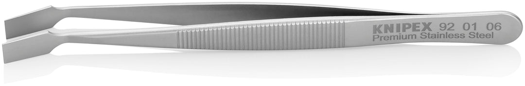 KNIPEX Universalpinzette Mattiert Geriffelt 120 mm, 92 01 06
