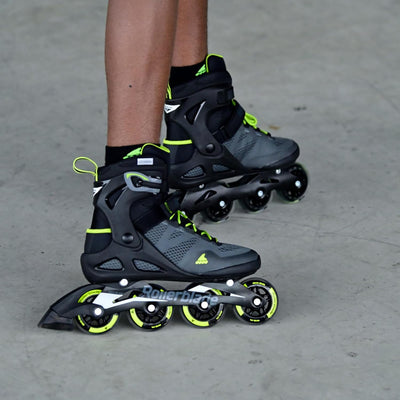 Rollerblade Herren Macroblade 80 45.5 black-lime (07100600-1A1), 45.5 black-lime (07100600-1A1)