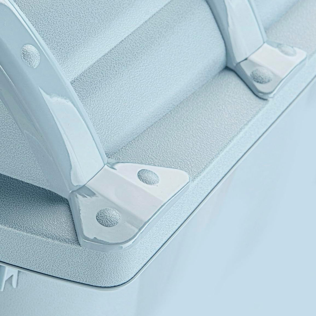 keeeper Piraten-Box, Aufbewahrungsbox mit Rollen und Verschluss, 58 x 37 x 40 cm, Kamil Pure, Blau (