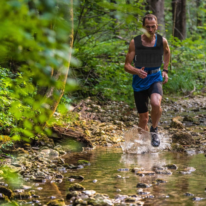 BESPORTBLE Verstellbare Gewichtsweste Trainingsweste mit Gewichten Laufweste Sportweste Gewichtete W