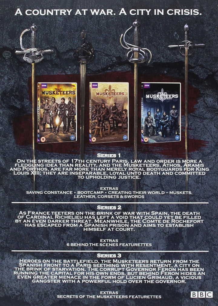 Musketeers - The Complete Collection [12 DVDs], DVD