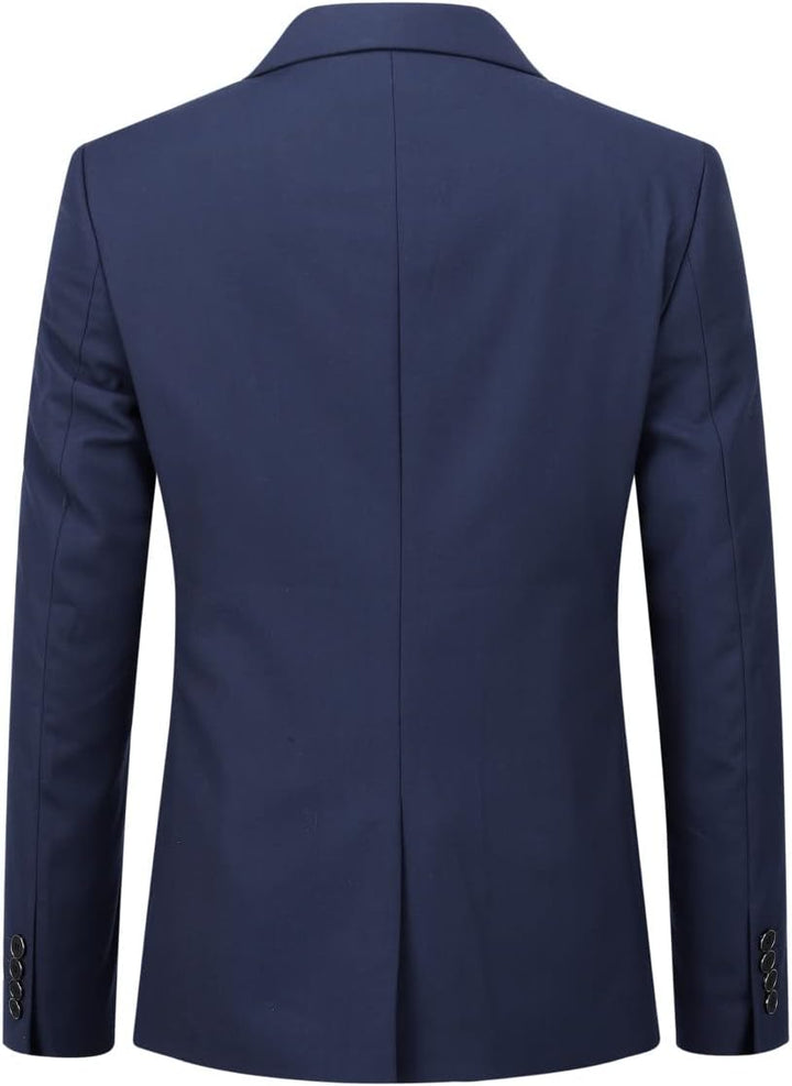 YOUTHUP Anzug Herren Regular Fit 3 Teilig Anzüge Peak Lapel Morden Herrenanzug Business Hochzeit Smo