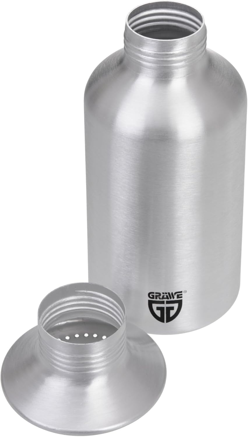 GRÄWE 2er Set Pommesstreuer aus Aluminium, Salzstreuer, Gewürzstreuer ohne Duft 2 Streuer, ohne Duft