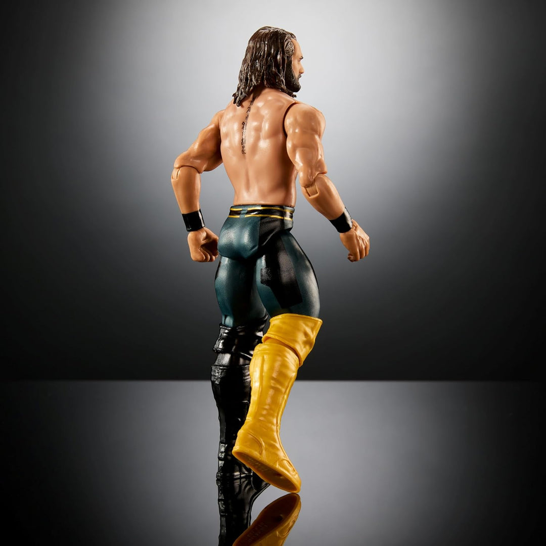 Mattel WWE Top Picks Actionfiguren, 15,2 cm grosse Seth Rollins zum Sammeln, mit 10 Gelenkpunkten un