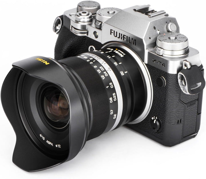 NiSi 15mm F4 ASPH Ultra-Weitwinkel Vollformat Objektiv für Sony E-Mount/Nikon Z-Mount/Cannon RF-Moun