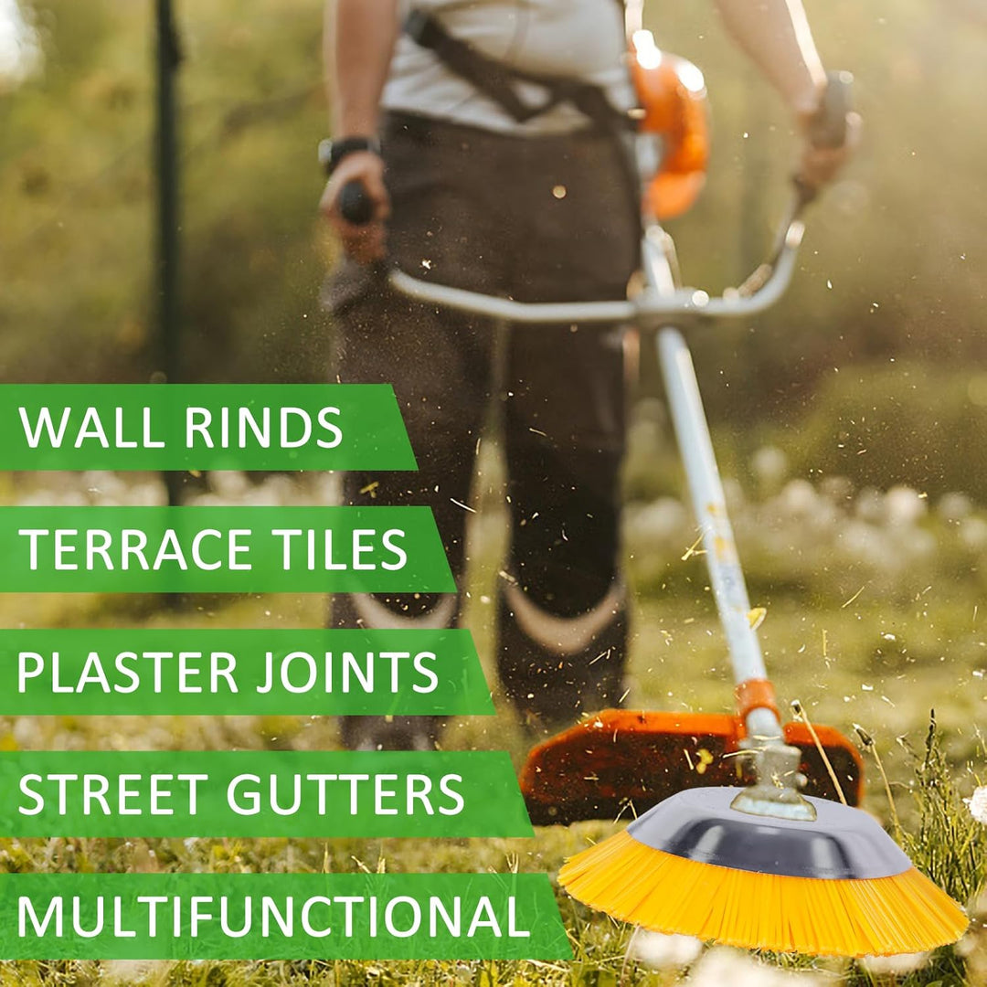 Skymico 2 Stücke Kegelbürste, Unkrautbürste 25,4 mm Öffnung, Nylon-Borsten, Nylonbürste, schonende W