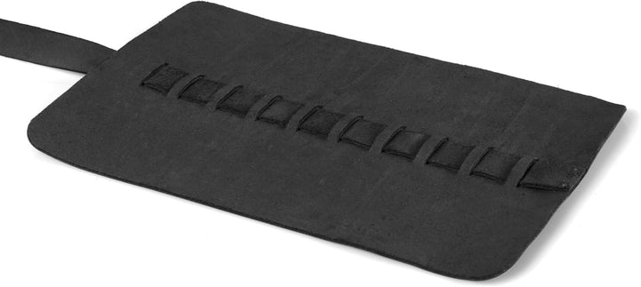 Londo Echtleder Stifterolle, Federmäppchen - Elegante Roll-up Stifterolle, Bleistift Wrap, Mäppchen,