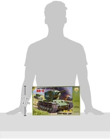 Zvezda 500783608 - 1:35 WWII Russischer Panzer KV-2 Gigant