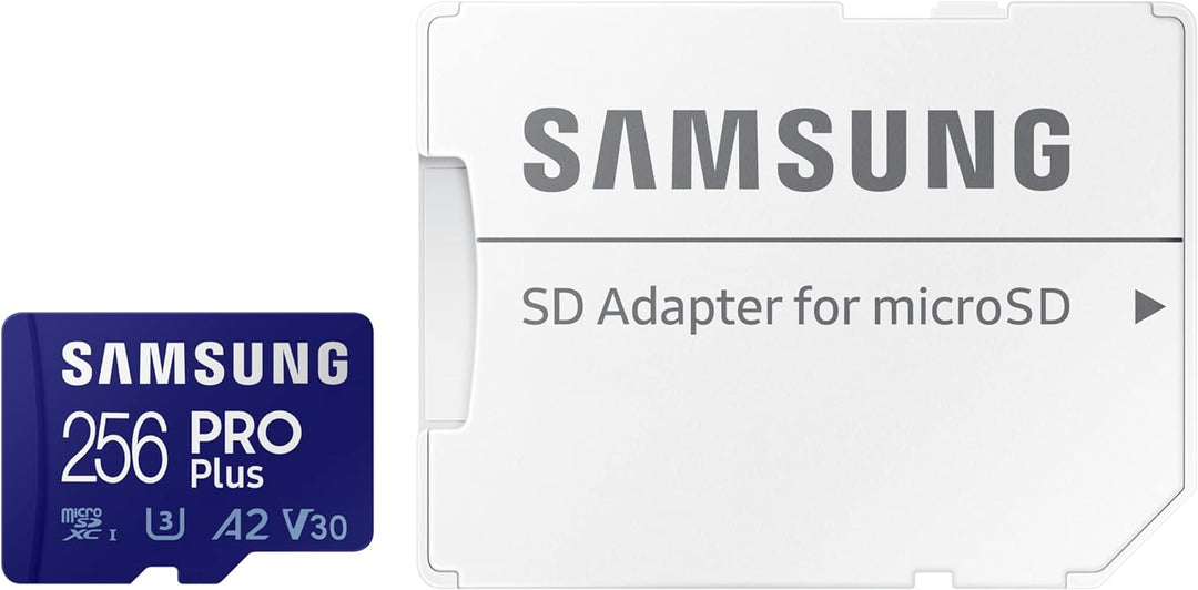 Samsung PRO Plus microSD Speicherkarte (MB-MD256KA/EU), 256 GB, UHS-I U3, Full HD & 4K UHD, 160 MB/s