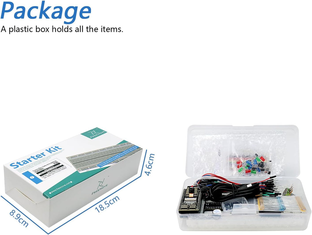 FREENOVE Basic Starter Kit for ESP32-S3-WROOM (Included) (Compatible with Arduino IDE), Onboard Came