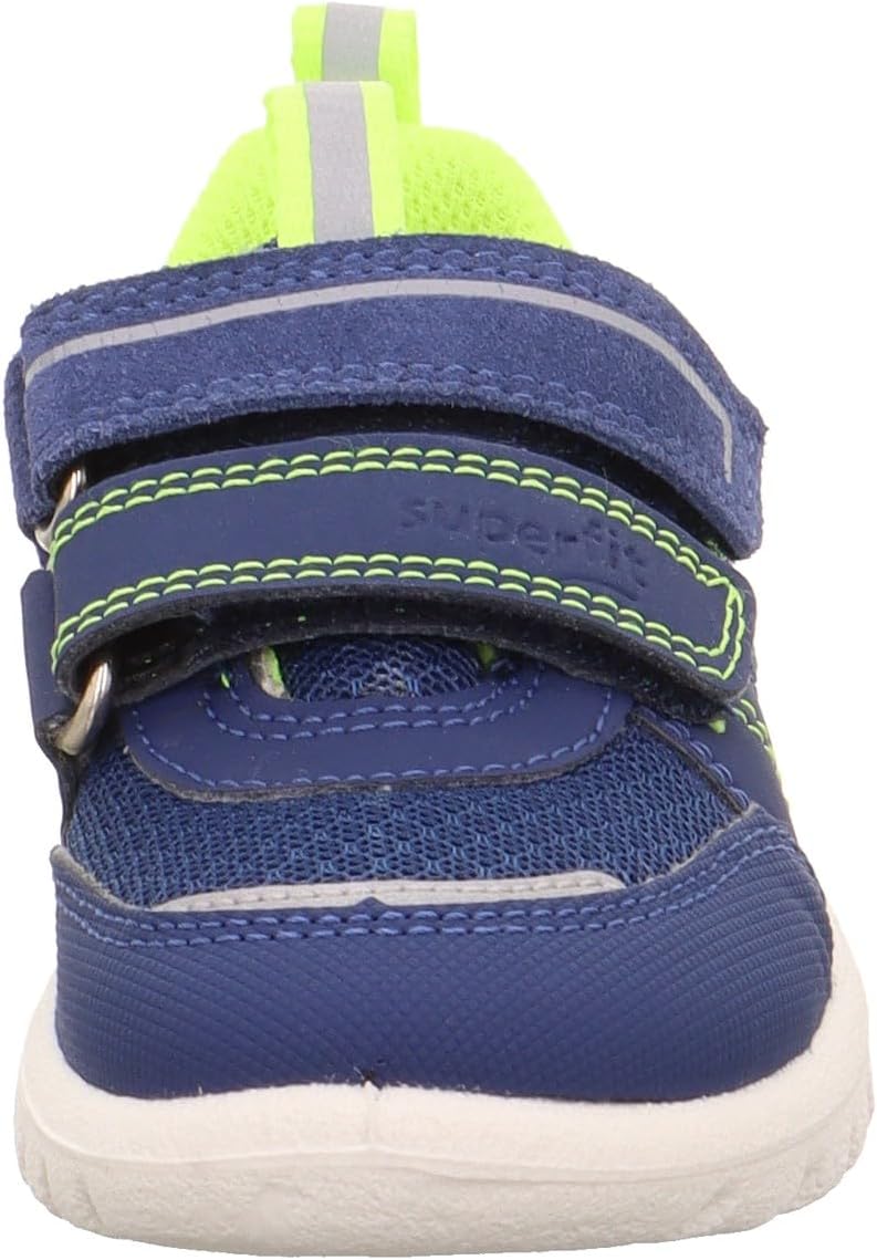 Superfit Jungen Sport7 Mini Sneaker 20 EU Blau Gelb 8050, 20 EU Blau Gelb 8050