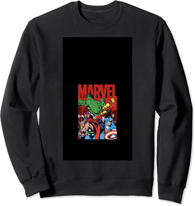 Marvel Avengers Team Retro Comic Vintage C1 Sweatshirt