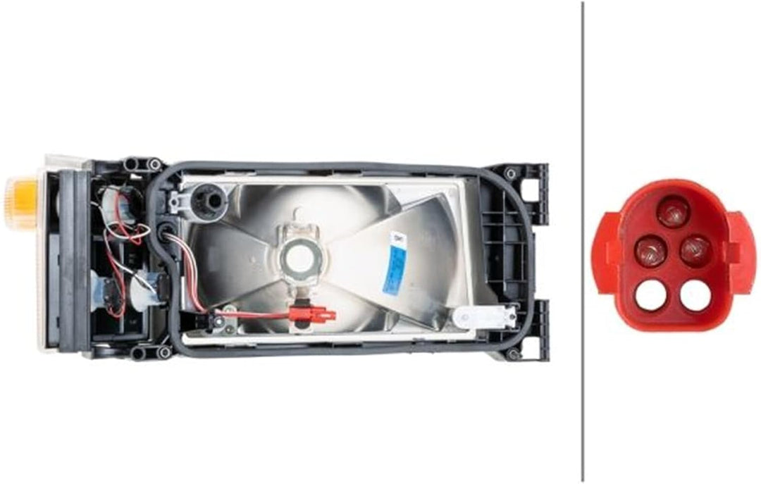 HELLA 1EG 007 150-091 Halogen-Hauptscheinwerfer - links