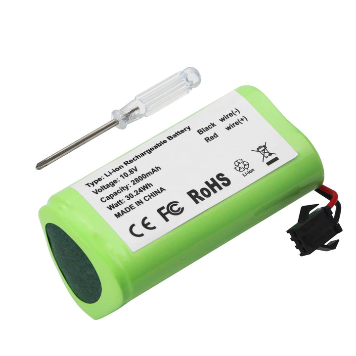 K KYUER 2800mAh Rechargable Akku für Lefant M501B Saugroboter | 10,8V Robot Vacuum Cleaner Battery w