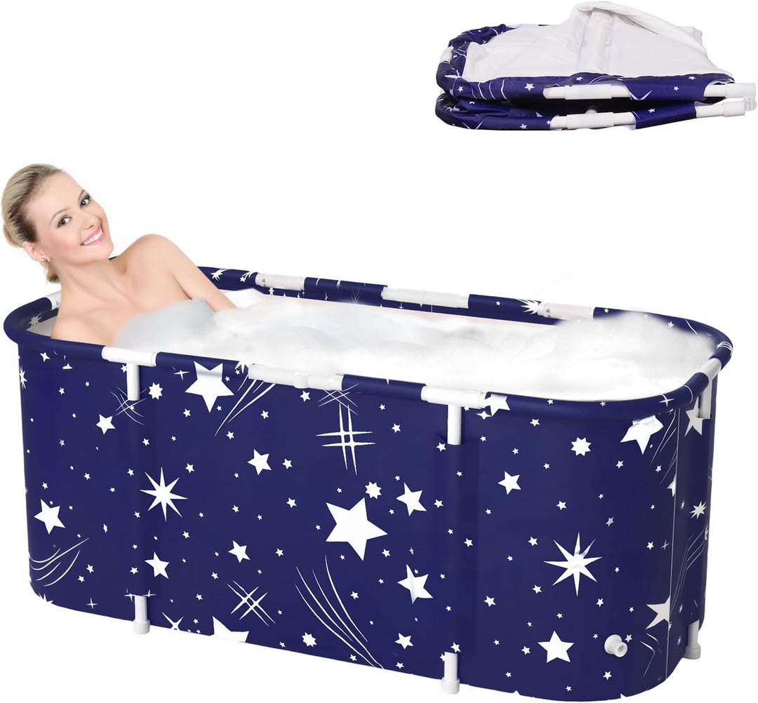 Badewanne Zusammenklappbare Badewanne Ideale Familienbadewanne Gartenpool für Kinder Leicht zu monti