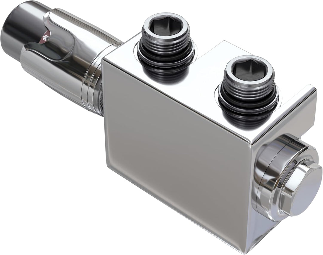 VILSTEIN® Universal Heizkörperanschluss Set [MIT THERMOSTAT] - Multiblock Anschluss für Heizung - Zw