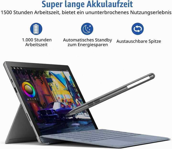Stylus Stift HP, Pen für HP Envy/Spectre/Pavilion x360 und Andere Serien, Aktiver Digitaler Stift, 1