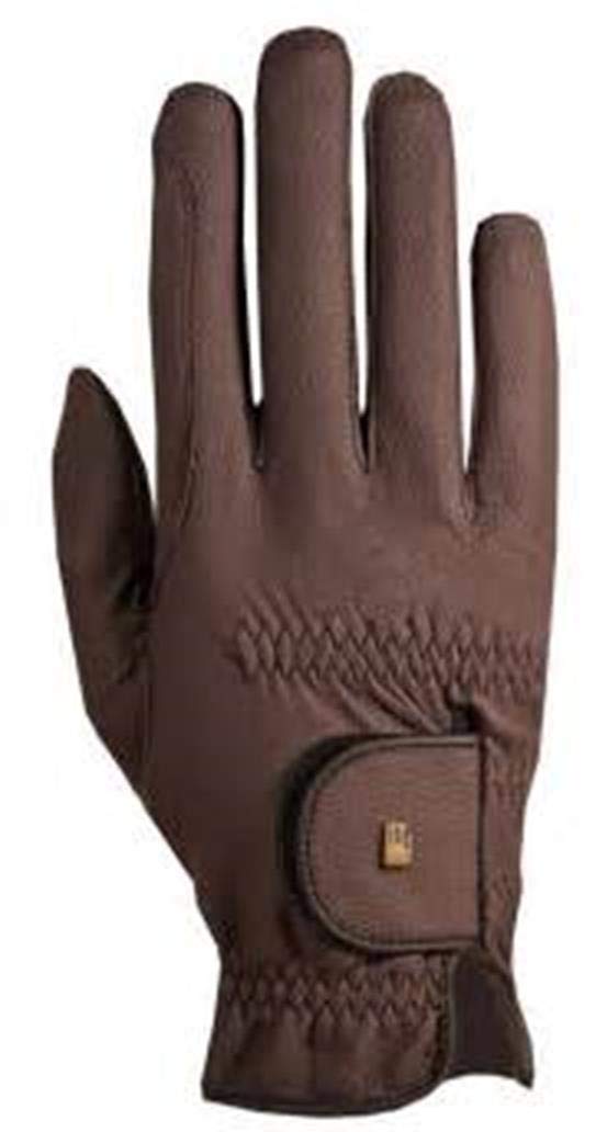 Roeckl Reithandschuhe aus ROECK-GRIP , Unisex, mokka, 7