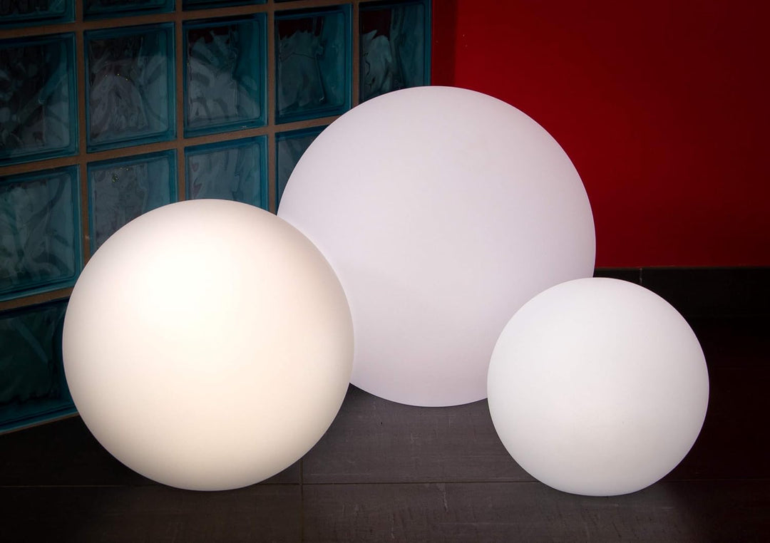 Led Kugel Garten Kugellampe Kugelleuchte Aussen 50 cm 16 Farben Aufladbar mit Akku und Fernbedienung