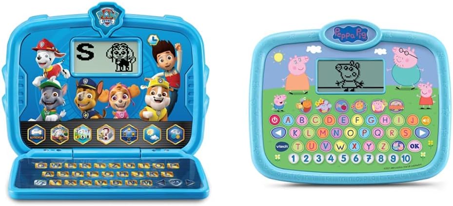 VTech PAW Patrol Lernlaptop – Lerncomputer mit den Originalstimmen der PAW Patrol und Spielen 3-6 Ja