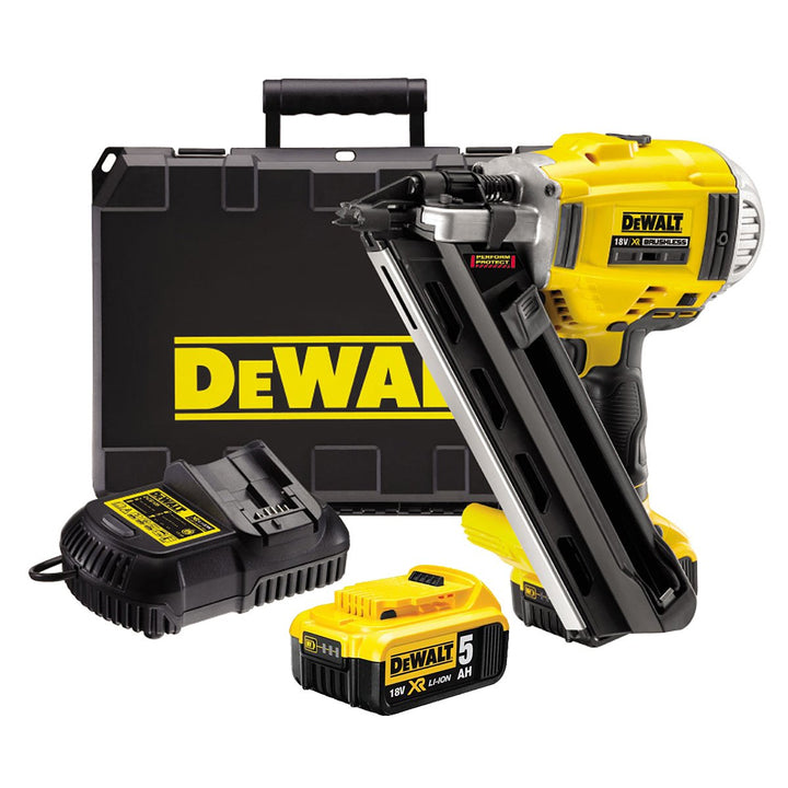 DeWalt Akku-Nagler 2x18V/5,0 Ah 90 mm