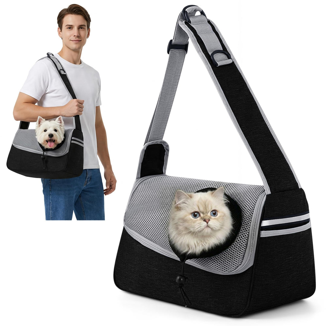 ALLSOPETS Hundetasche Tragetuch Hund Schultertasche Katzentragetasche Haustiere Tasche für Katzen un