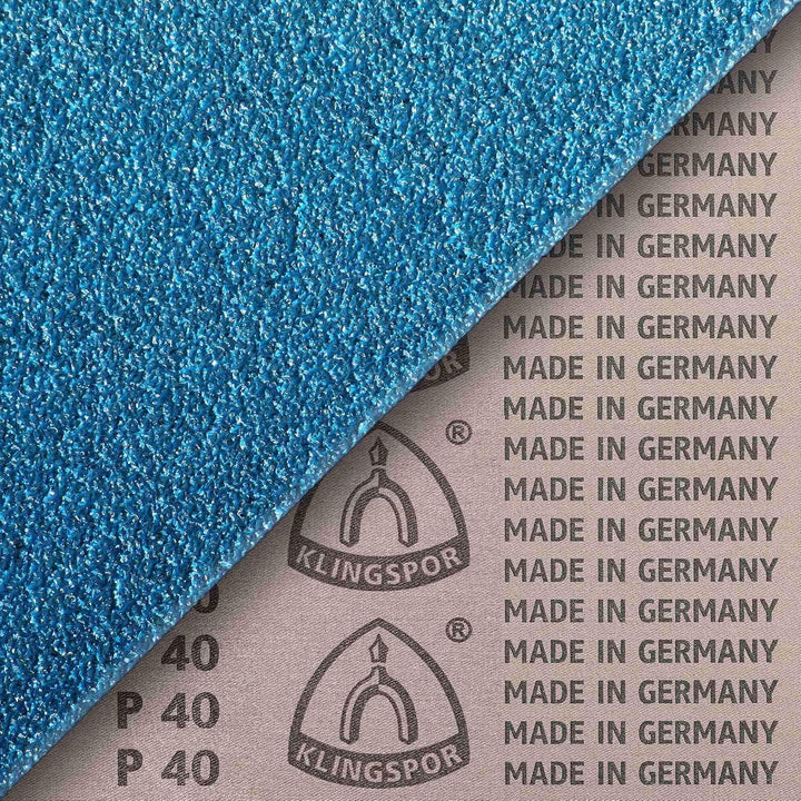 5er Pack Klingspor Schleifband | 40x760 mm | Rohrbandschleifer | Edelstahl INOX | Industriequalität