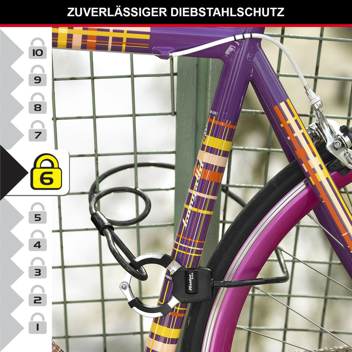Master Lock Kabelschloss mit Schlüssel, 1 m, Ideal für Scooter Roller, Fahrrad, Kinderwagen, Sportau