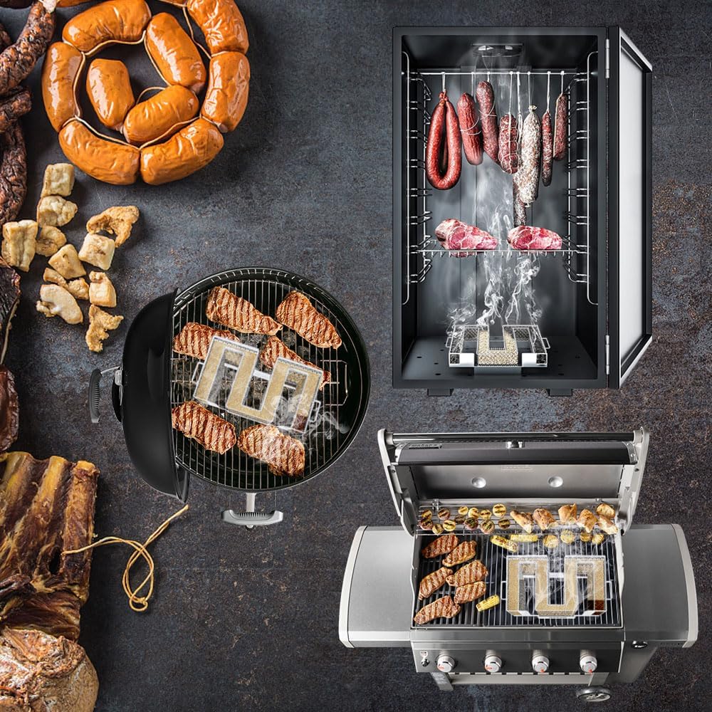 DIAOCARE Kaltrauchgenerator, Kaltrauch Kaltraucherzeuger Edelstahl für Räucherofen Cold Smoke Genera